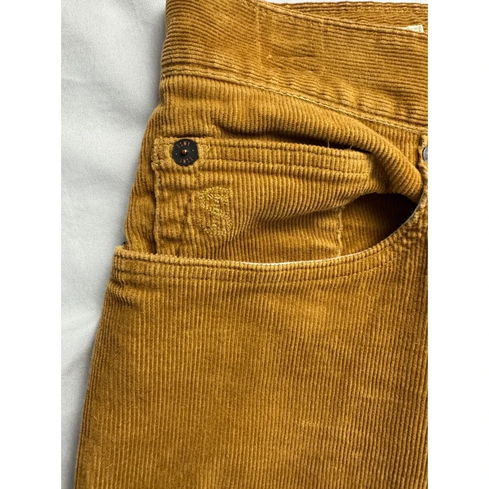 Todd Snyder Mens Slim Fit Corduroy Pants Tobacco Brown 30x32